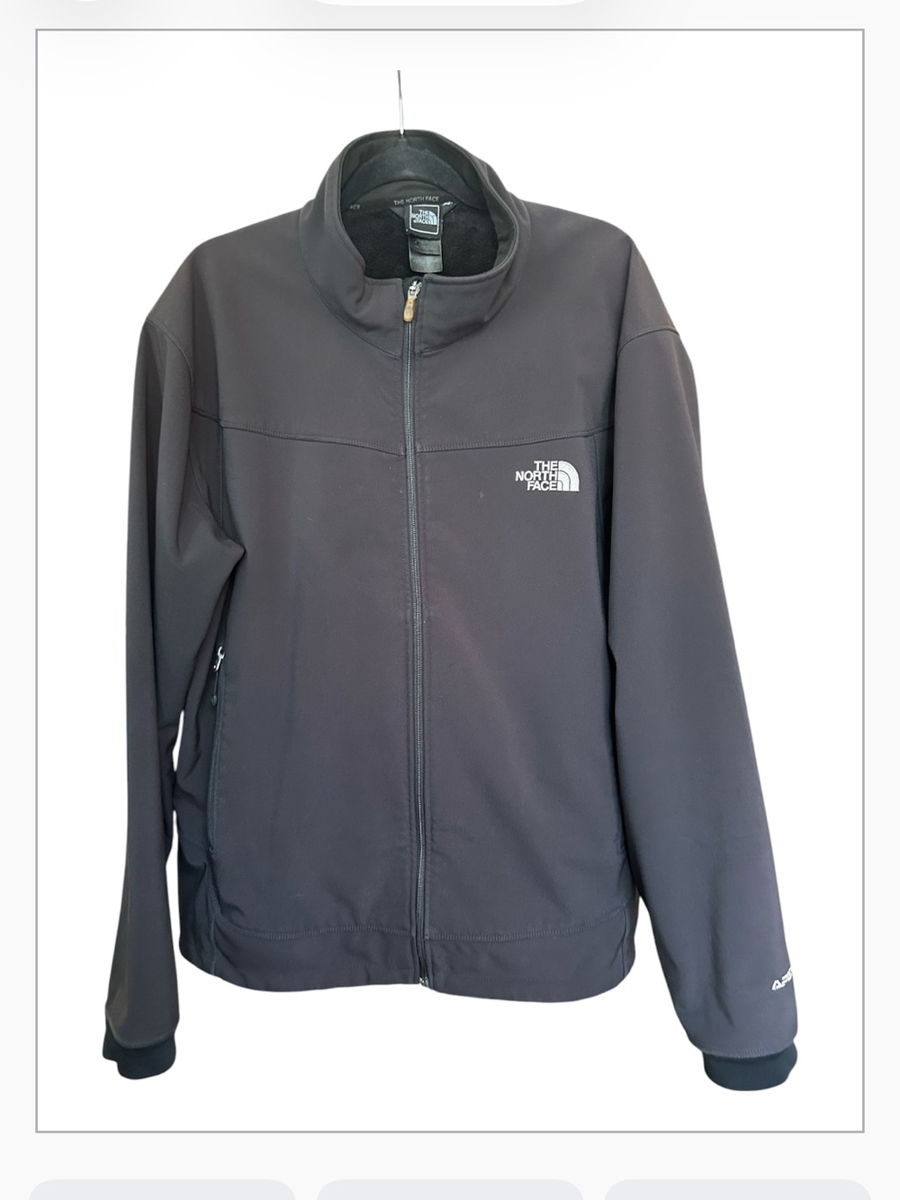 The North Face Apex Soft Shell Jacket Black Full Zip Men’s Size XL